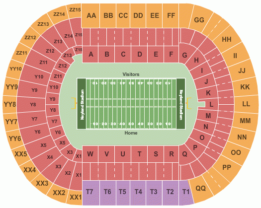 Neyland Stadium Seating Chart Neyland Stadium Knoxville Tennessee