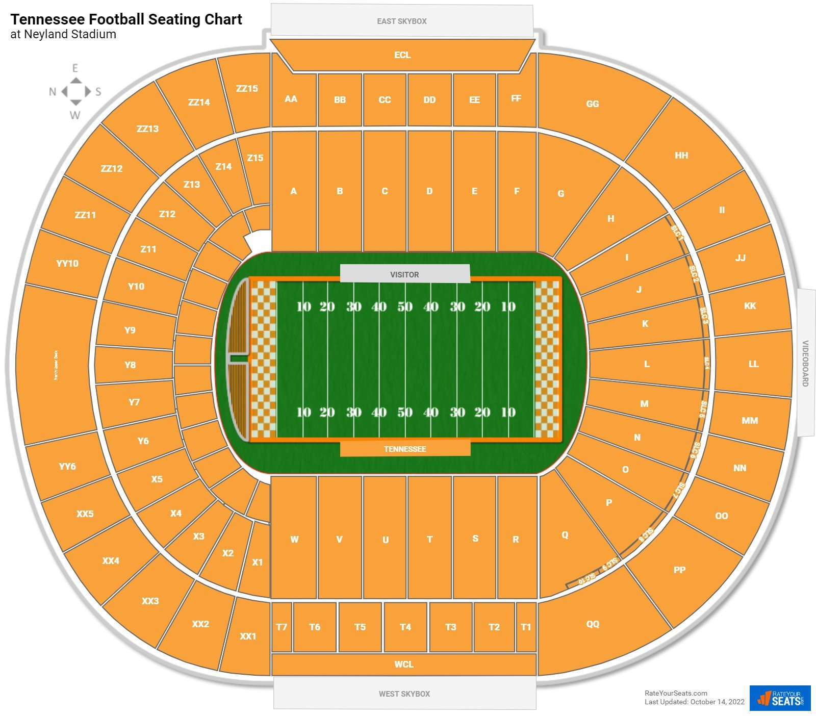 Neyland Stadium Seating Chart RateYourSeats