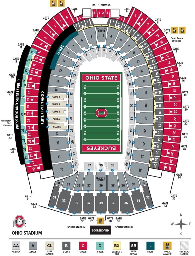 Ohio State University Seating Chart