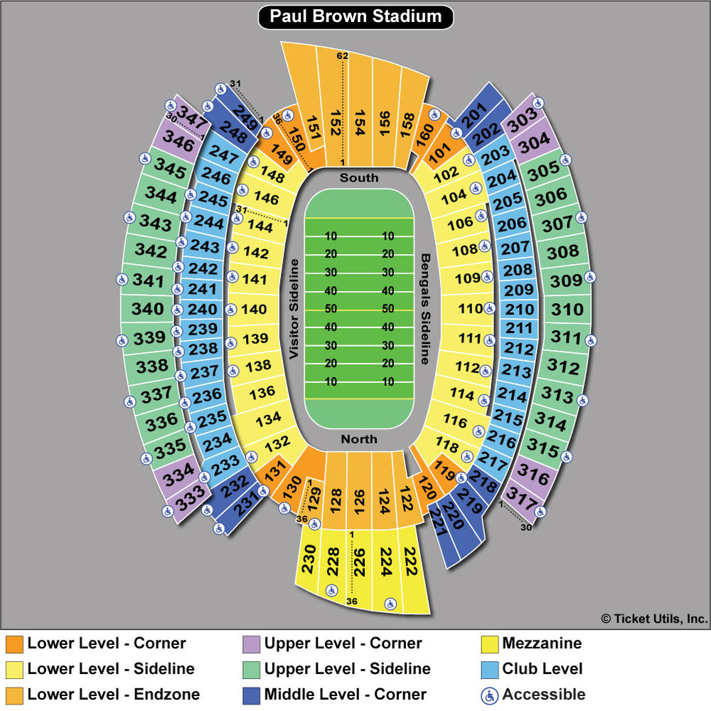 Paul Brown Stadium Cincinnati Bengals Football Stadium Stadiums Of 