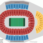 Penn State Football Stadium Seating Map With Rows Printable Map
