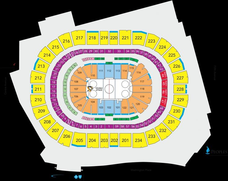 Pittsburgh Penguins Stadium Seating Chart - Stadium Seating Chart