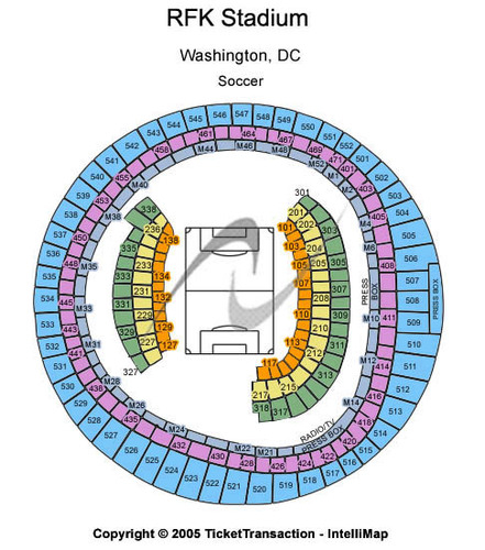 Rfk Stadium Seating Chart - Stadium Seating Chart