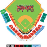 Seating Chart Carolina Mudcats Five County Stadium