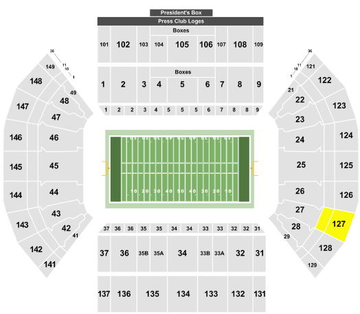 Seating Chart LaVell Edwards Stadium Provo Utah