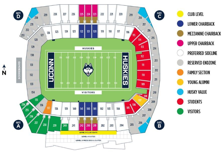 Seating Rentschler Field