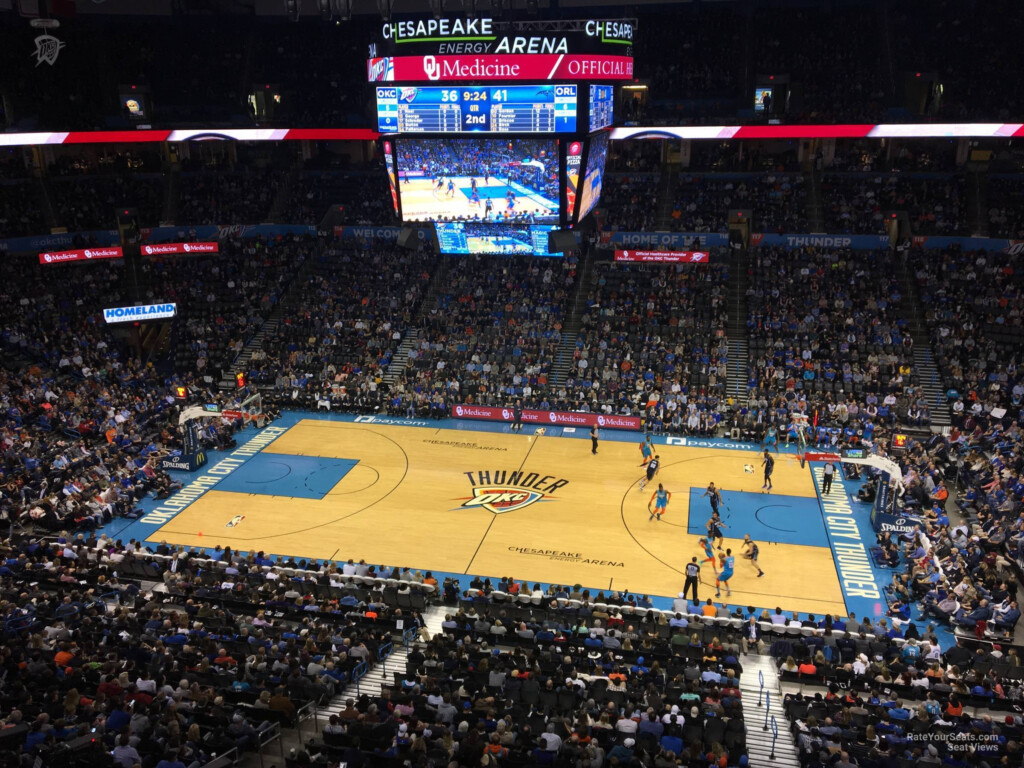 Section 308 At Chesapeake Energy Arena Oklahoma City Thunder 