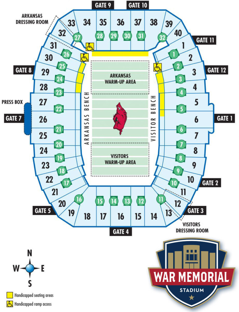 Stadium Diagram War Memorial Stadium