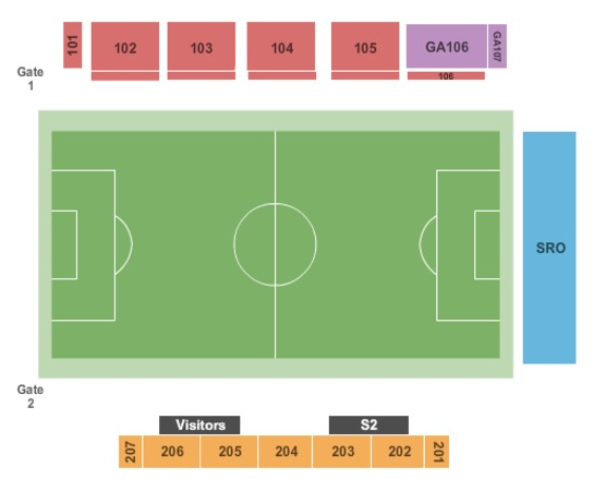 Starfire Sports Complex Tickets In Seattle Washington Seating Charts