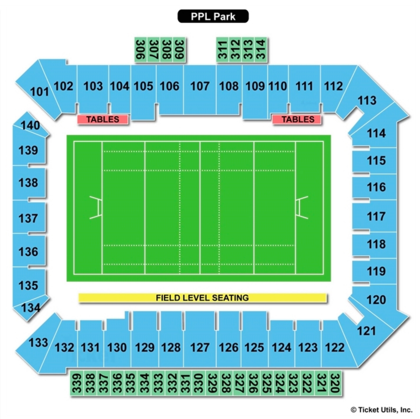 Talen Energy Stadium Seating Chart Seating Charts Tickets
