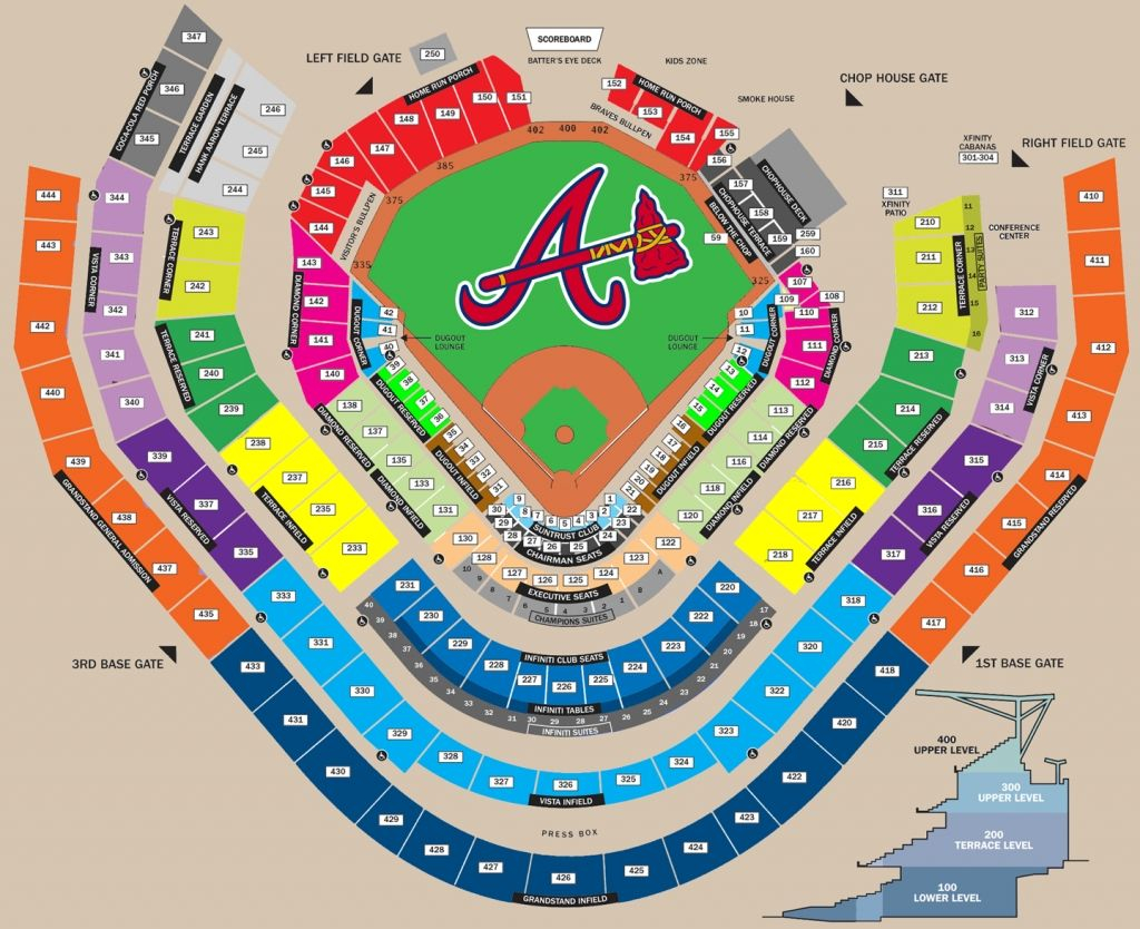 The Amazing Braves Seating Chart 