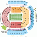Tiger Stadium Seating Chart Maps Baton Rouge